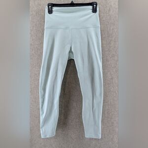 Fabletics Powerhold Leggings,‎ Faded Mint, Size Medium